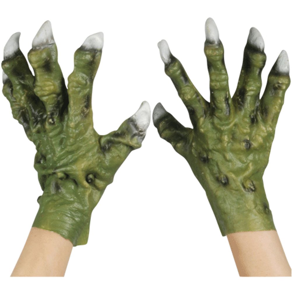 GREEN MONSTER HANDS LATEX
