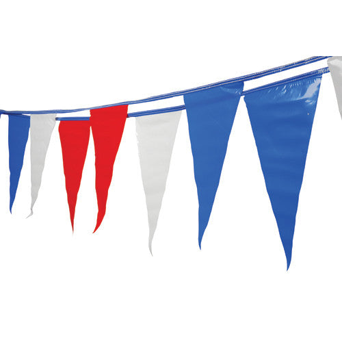 Red White and Blue Pennant Banner