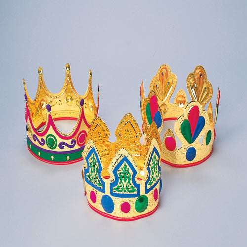 Child's Gold Foil Crowns