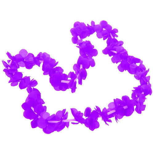 Purple Lotus Silk Lei (1 ct)