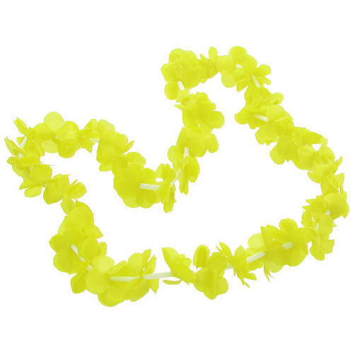 Yellow Lotus Silk Lei (1 ct)