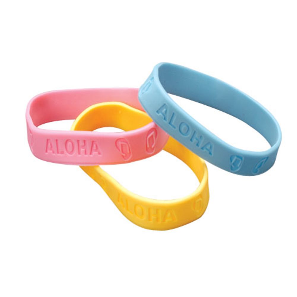 Luau Rubber Band Bracelets