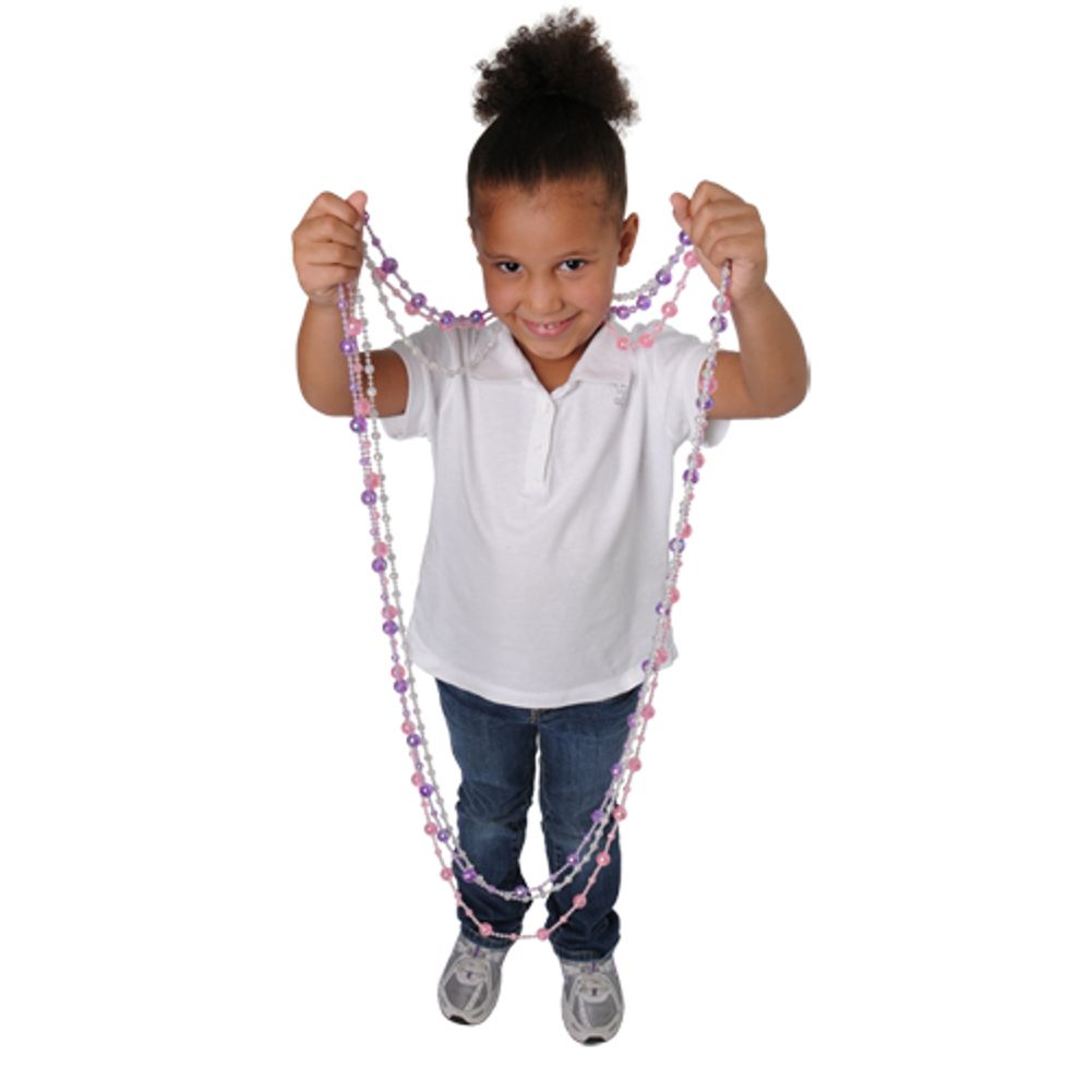 Large Mirror Ball Beaded Necklace