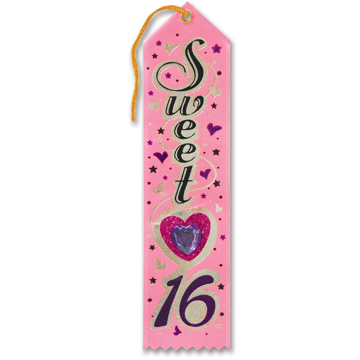 Sweet Sixteen Jeweled Ribbon