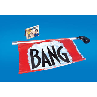 Lg. Bang Gun w/Flag