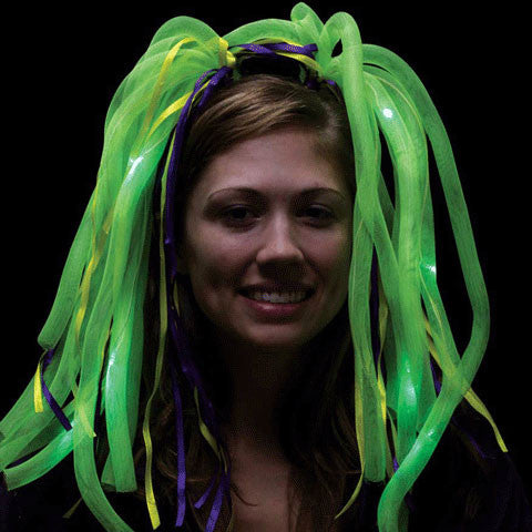 Green Led Diva Dreads
