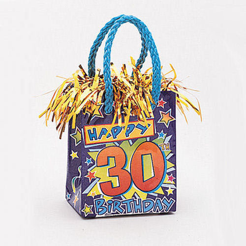 Happy 30th Giftbag Weight 5.5 Oz. Balloon (1 ct)