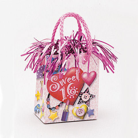 Sweet 16 Giftbag Weight 5.5 Oz. Balloon (1 ct)
