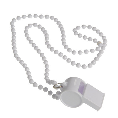 White Whistle Necklaces