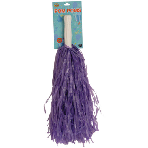 Purple Pom Poms