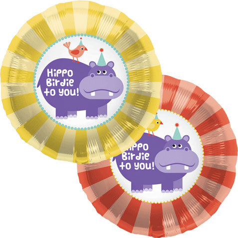 18" Hippo Birdie Birthday