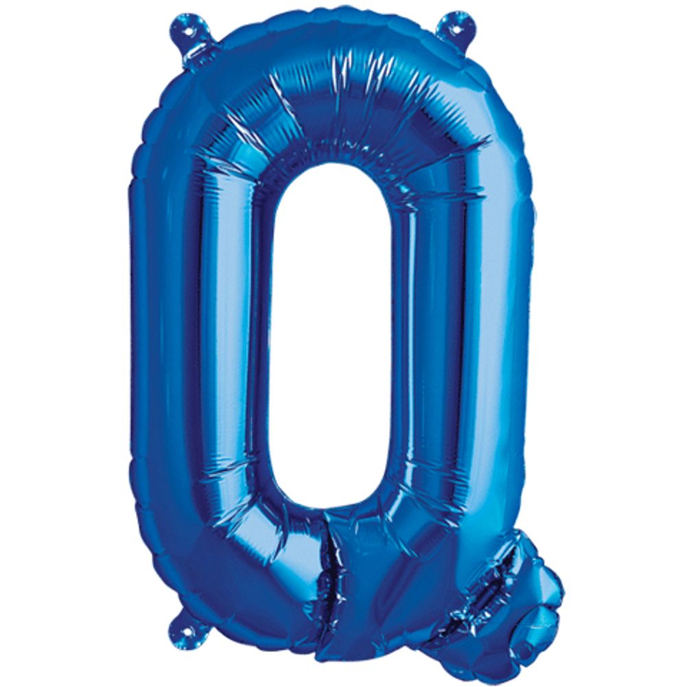 16" Letter Q Blue