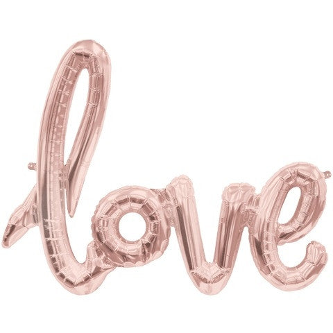 LOVE SCRIPT ROSE GOLD