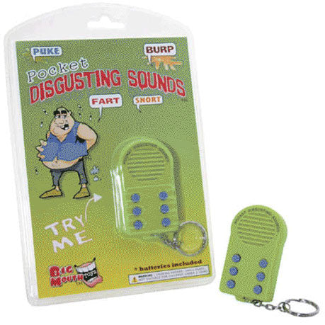 Pocket Disgusting Sounds Keychain