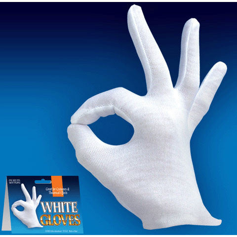 Gloves White Cotton