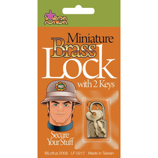 Brass Lock - Carded