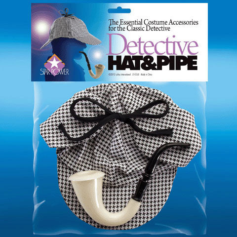 Detective Hat & Pipe