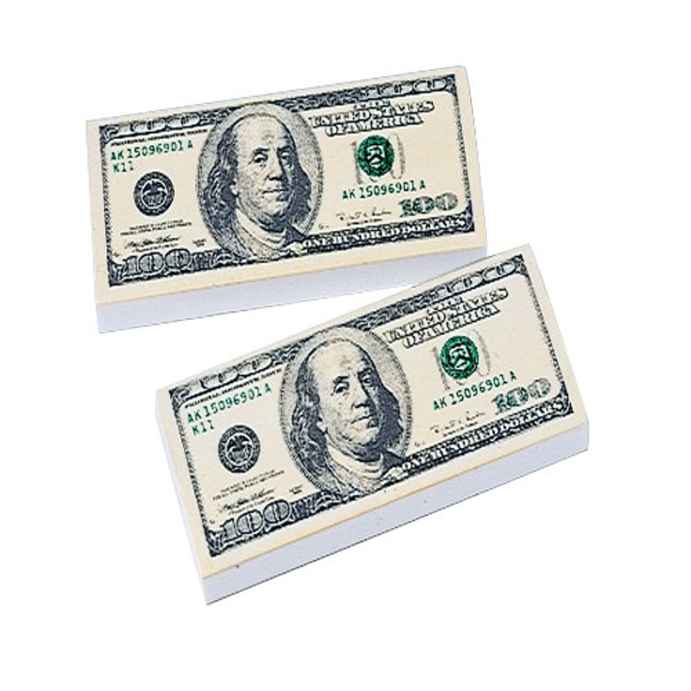 $100 Bill Erasers (36ct)