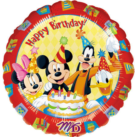 18" Mickey & Friends Happy Birthday