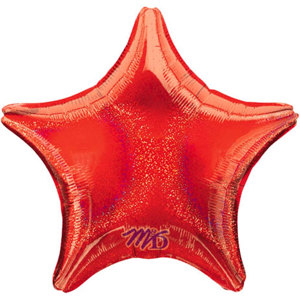 19" Red Dazzler Star Shape