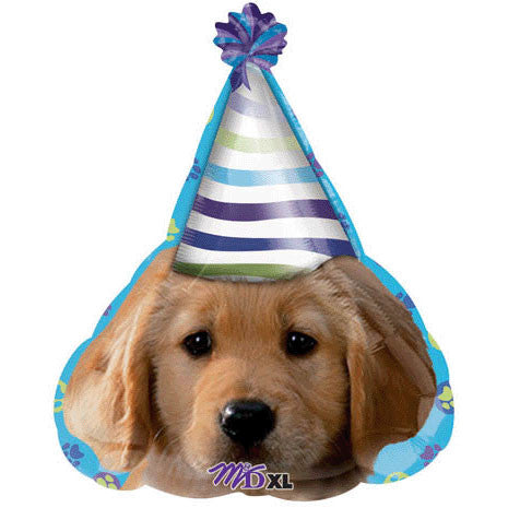 18" Party Pups Birthday Junior Shape