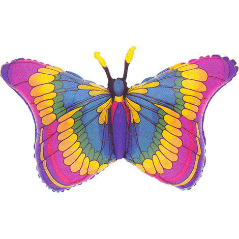 Flutters Butterfly Helium Shape Packaged