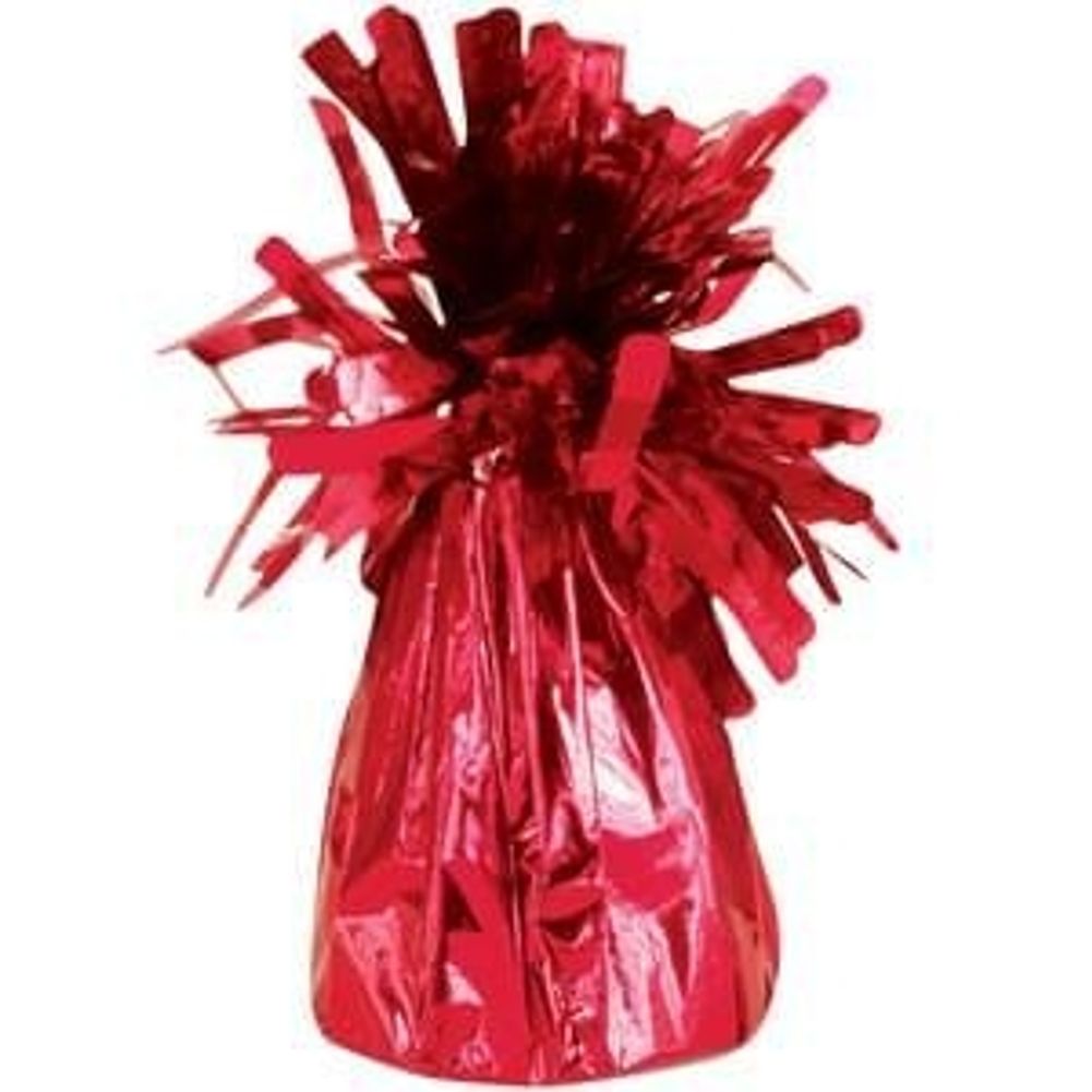 Red Economy Foil Balloon Weight