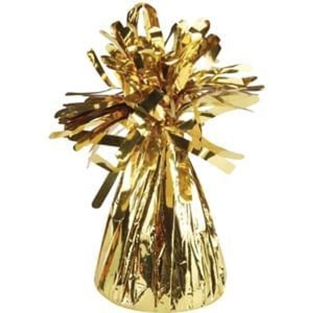 Gold Economy Foil Balloon Weight (1 ct)