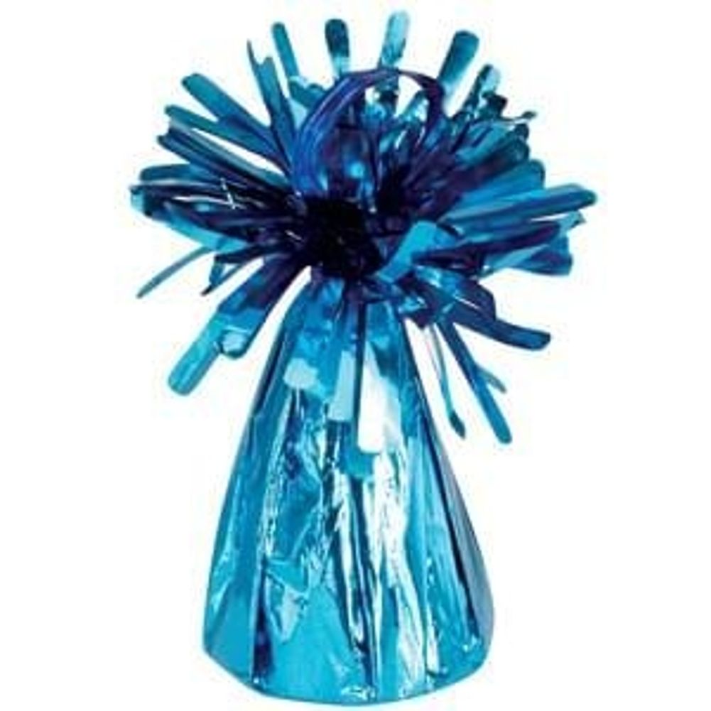 Light Blue Economy Foil Balloon Weight