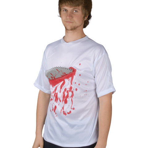 Bloody Shirt With Buzz Saw Weapon One Size
