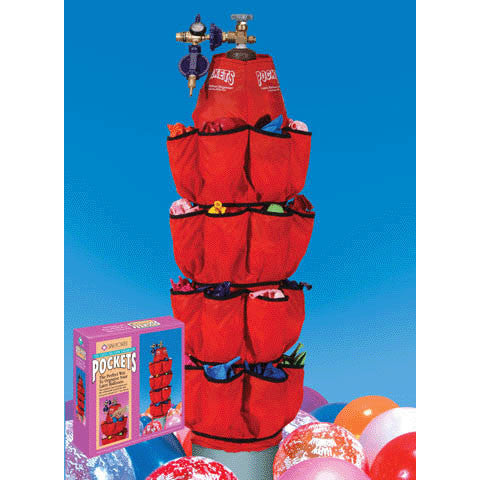 Clear Pockets Helium Tank Cover