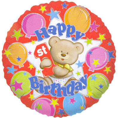 18" 1st Birthday Bear