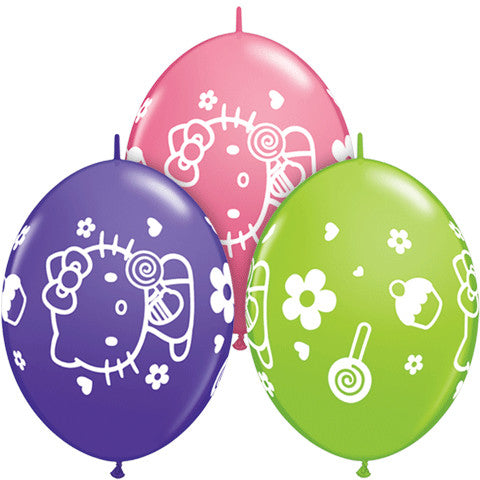12" HELLO KITTY QUICK LINK BANNER BALLOONS