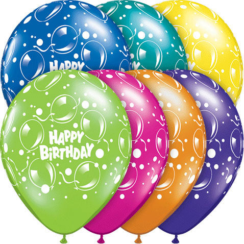 11" Birthday Sparkling Balloon