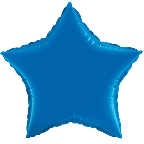 20" Sapphire Star Shape Foil Balloon