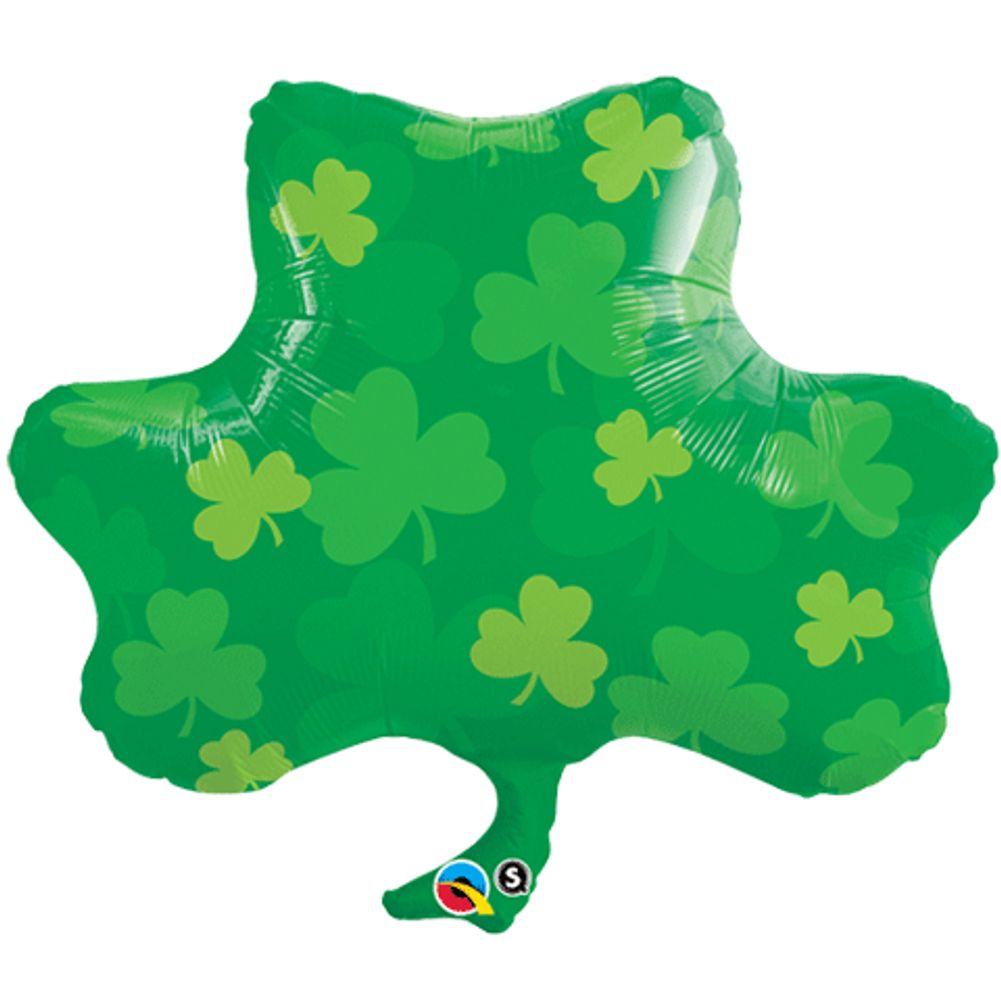 28" Shamrock Super Shape Foil Balloon (1ct)