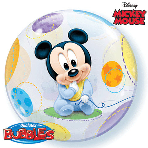 22" BABY MICKEY BUBBLE BALLOON