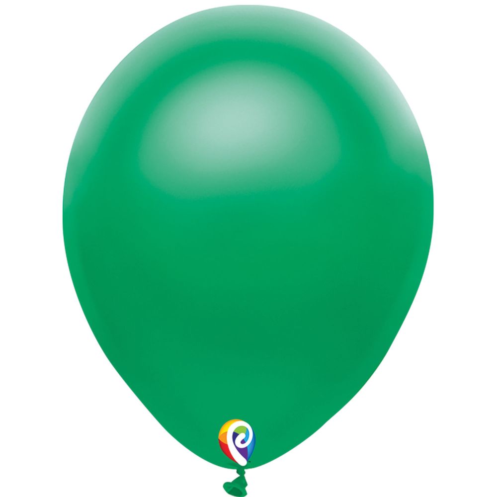 Funsational 12" Pearl Green Latex Balloons, 15ct