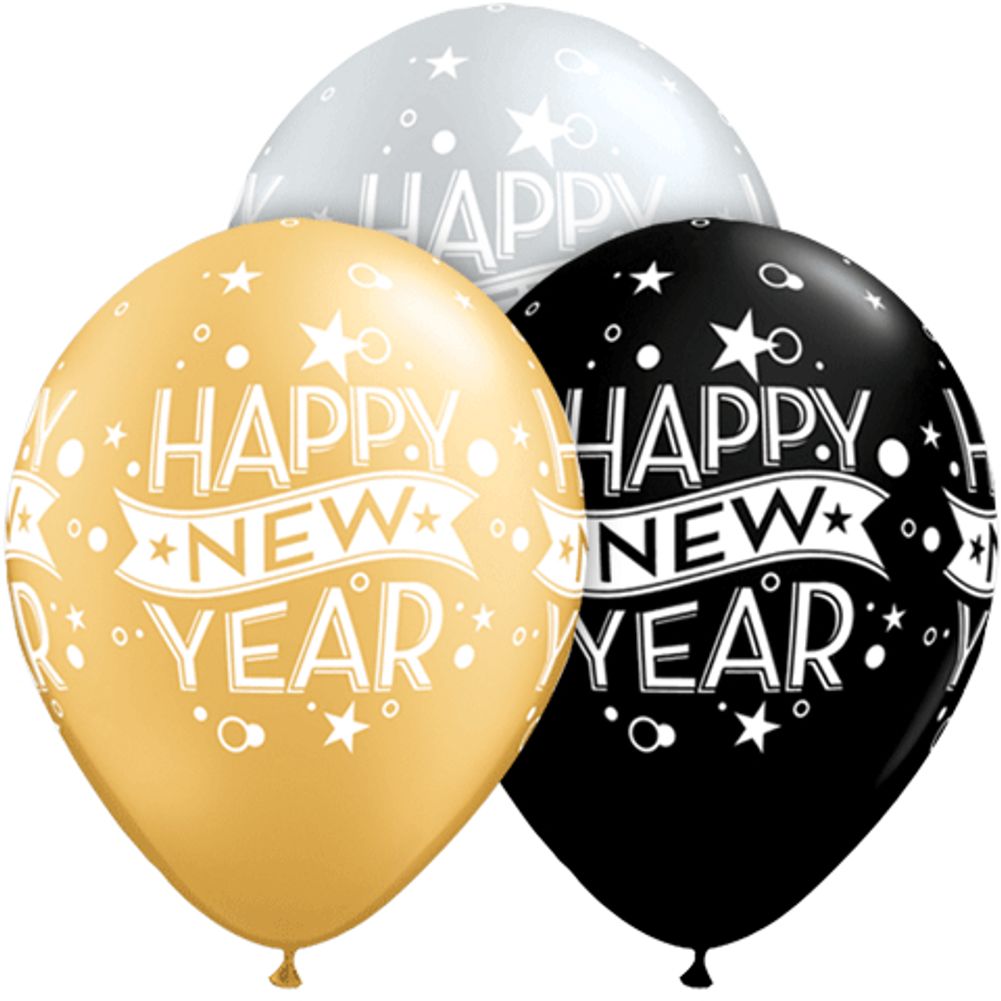 11" NEW YEAR CONFETTI DOTS AROUND