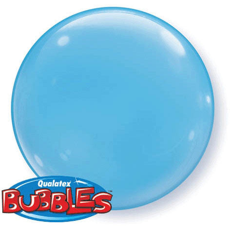 15" Pastel Blue Bubble Balloon (4 ct)