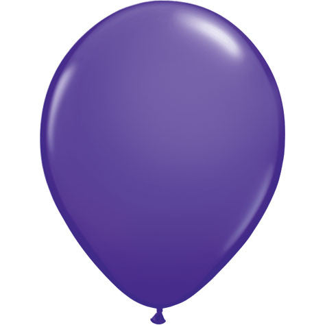 Qualatex 11" Purple Violet Latex Balloons Party Pack (8ct)