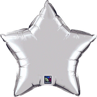 Mini Silver Star Foil Balloon