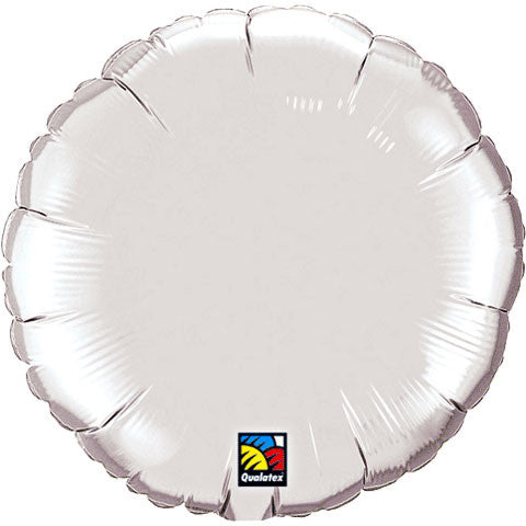 Micro Silver Round Foil Balloon