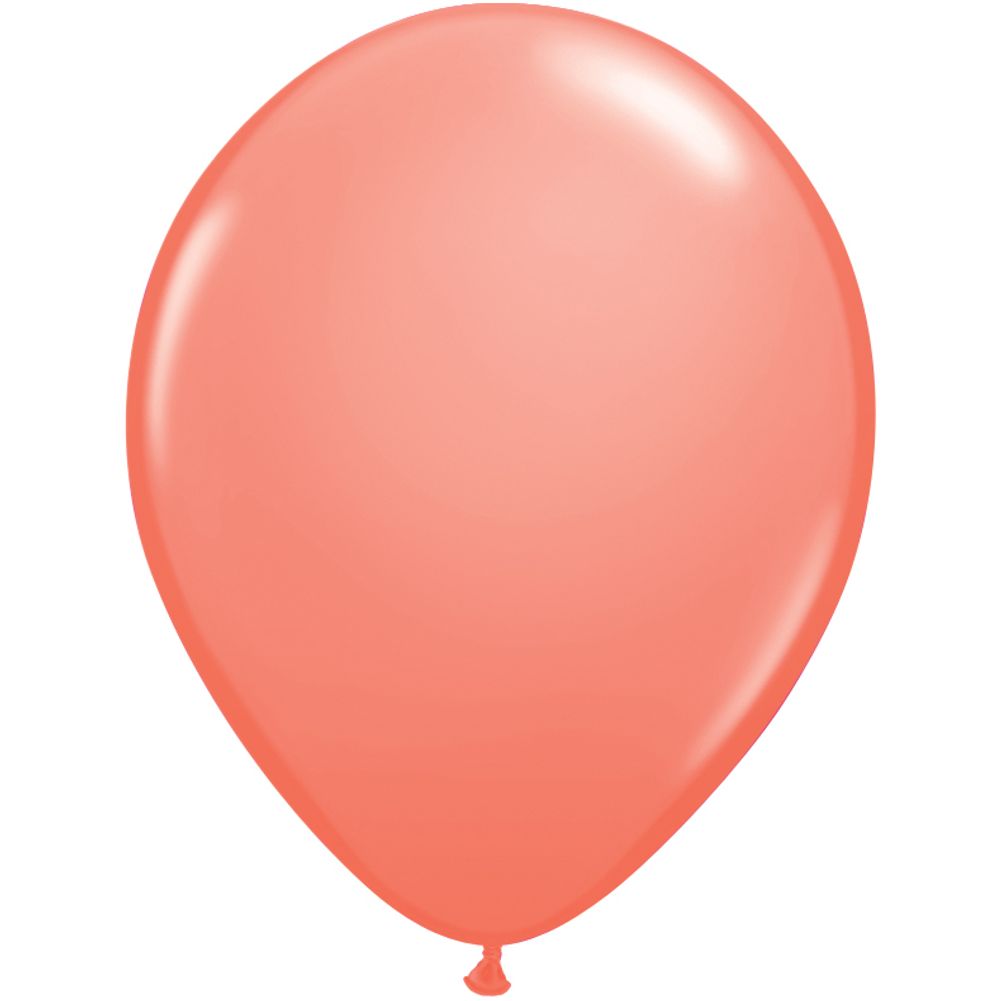 Qualatex 11" Coral Latex Balloons (100ct)