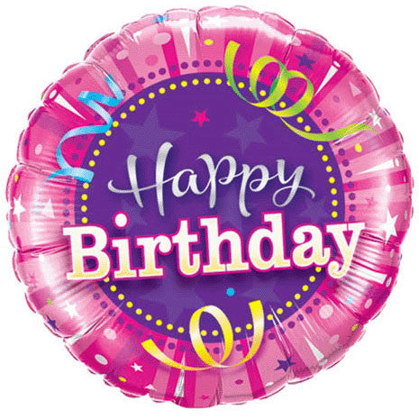 18" Birthday Hot Pink