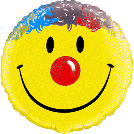 18" Smile Face W/hair Packaged