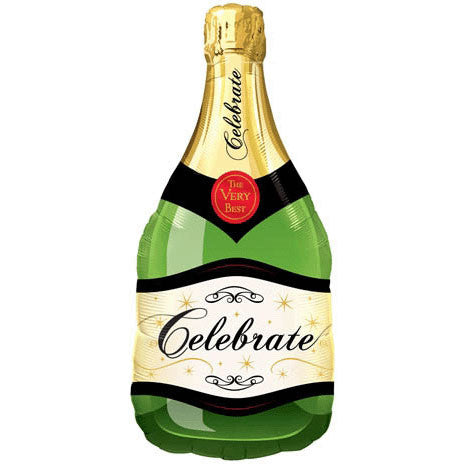 39" Celebrate Champagne Bottle Helium Shape