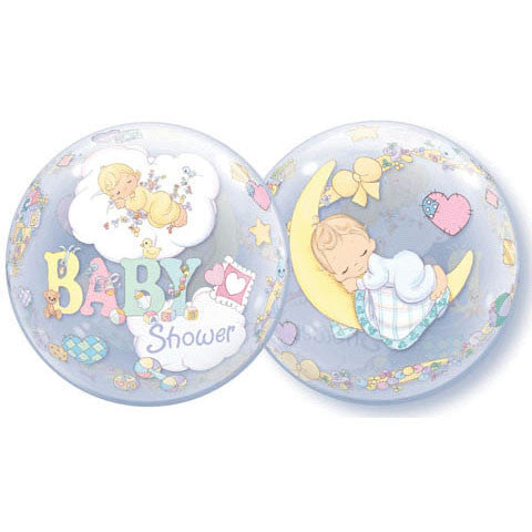 22" Precious Moments Baby Shower Bubble Balloon