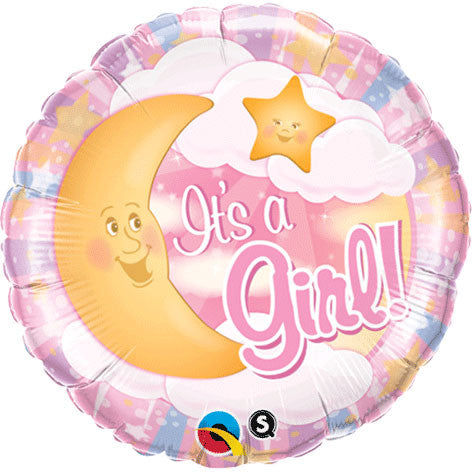 18" It's A Girl Celestial Pink