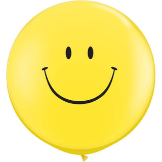 3' Smile Face Yellow (2/bag)